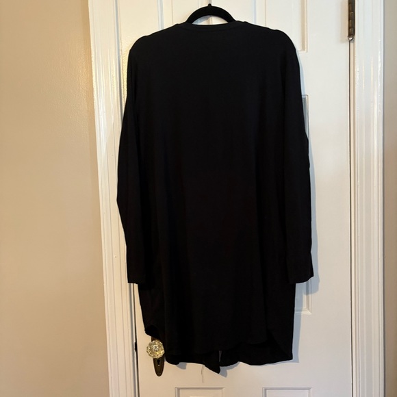 Gudrun Sjoden Black Button-Up Tunic Length Top - XL - Picture 5 of 6